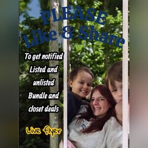 LIKE THIS LISTING First Live Soon @angelhatchew Live Flyer